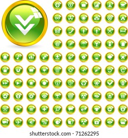 Vector beautiful icon set for web