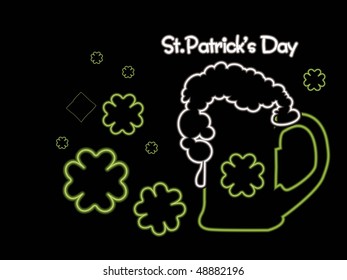 vector beautiful illustration for st patrick day