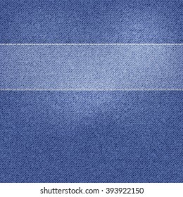 Vector Beautiful Jeans texture. Texture of blue jeans background