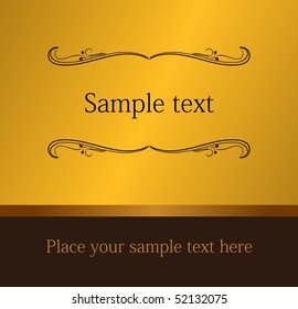 Vector beautiful luxury card or invitation