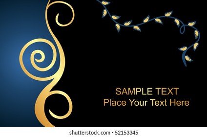 Vector beautiful luxury card or invitation