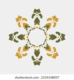vector beautiful mandala isolated for wedding decoration or books and cards