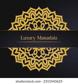Vector beautiful mandala ornament design with geometric circle element made in vector