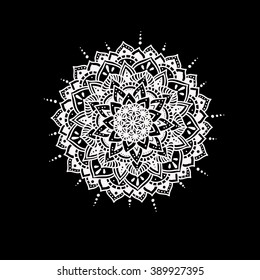 Vector Beautiful Mandala, Patterned Design Elemen