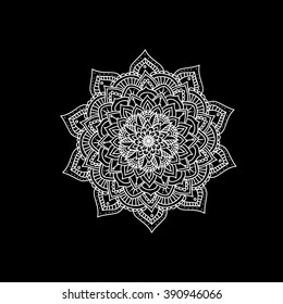 Vector Beautiful Mandala, Patterned Design Element