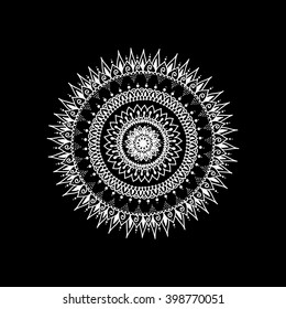 Vector Beautiful Mandala, Patterned Design Element