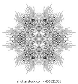 Vector Beautiful Mandala. Vintage decorative element. Ethnic round ornament