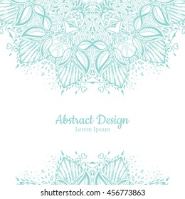 Vector Beautiful Mandala. Vintage decorative element. Ethnic round ornament
