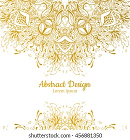 Vector Beautiful Mandala. Vintage decorative element. Ethnic round ornament
