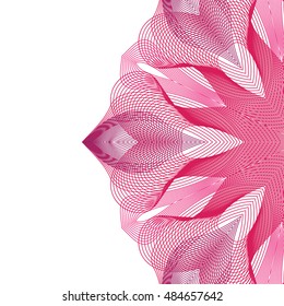 Vector Beautiful Mandala. Vintage decorative element.