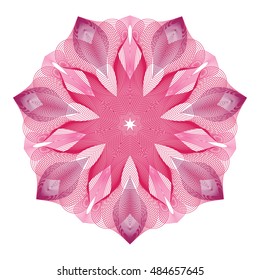 Vector Beautiful Mandala. Vintage decorative element.