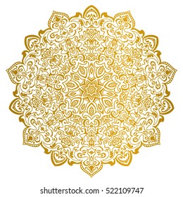 Vector Beautiful Mandala. Vintage decorative element. Ethnic round ornament