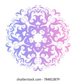 Vector Beautiful Mandala. Vintage decorative element. Ethnic round ornament