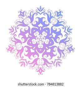 Vector Beautiful Mandala. Vintage decorative element. Ethnic round ornament