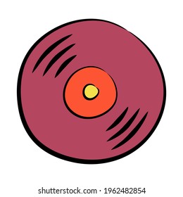 Vector beautiful music icon. Music icon isolated on white background. Musical icon simple sign. Musical icon flat.