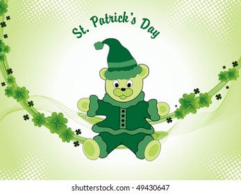 vector beautiful pattern illustration for patrick day