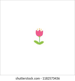 vector of beautiful pink flowers