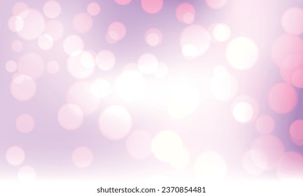 Vector beautiful purple bokeh soft blurred background.