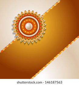 Vector beautiful rakhi background on rakshabandhan