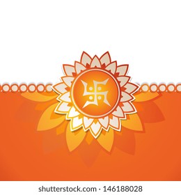 Vector beautiful raksha bhandan  background