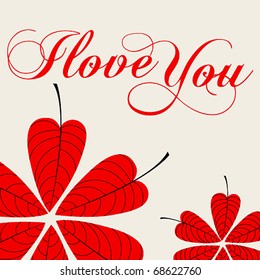 Vector beautiful romantic Valentine's Day background