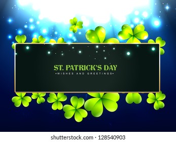 vector beautiful saint patrick's day design with space for your text