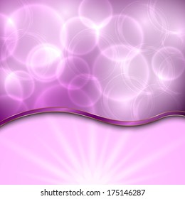 Vector beautiful spring background with curve