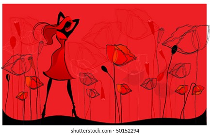 Vector beautiful summer