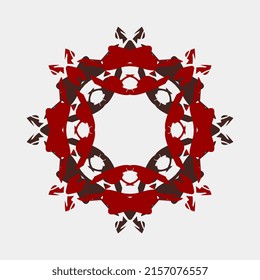 vector of beautiful, unique, attractive and elegant mandala motifs for wall decoration or cloth ornaments
