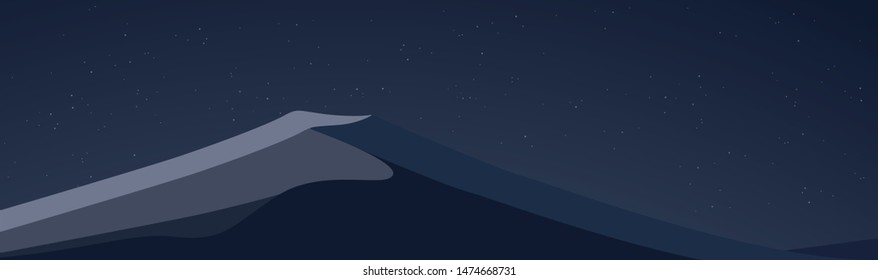 vector beautiful view from the mountain,vector graphic
