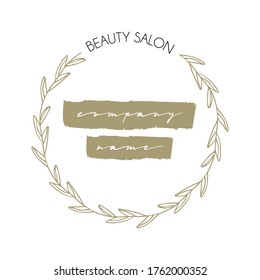 Vector Beauty and Care logo template set