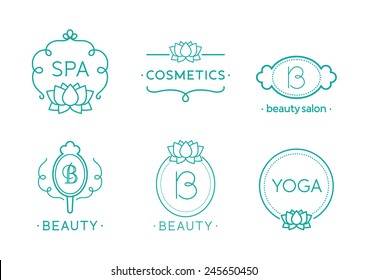 Vector Beauty and Care logo templates