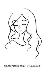 vector beauty face