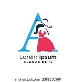Vector beauty letter logo a design icon element vector with creative unique concept
