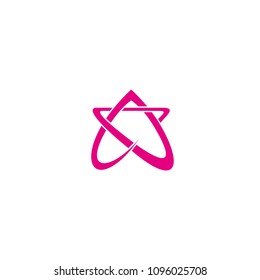 Vector beauty star cute concept logo design template illustration eps 10