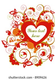 vector beauty valentine heart