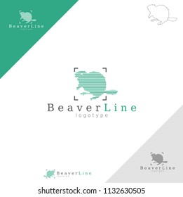 Vector Beaver Rodent Animal Wildlife Logo