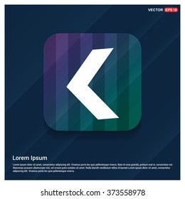 Vector Beck arrow icon