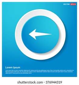 Vector beck arrow icon