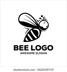 vector bee Animal illustration logo design Template