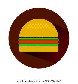 vector beef illustration hamburger sandwich cheese cheeseburger