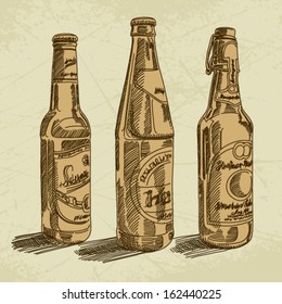 Vector beer background