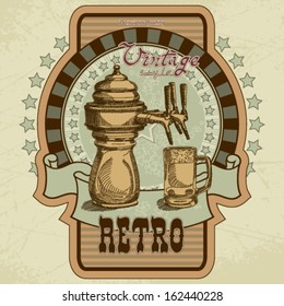Vector beer background