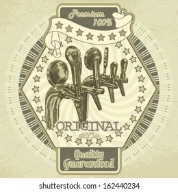 Vector beer background