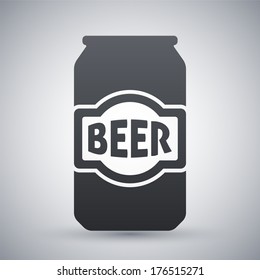 Vector Beer Can Icon