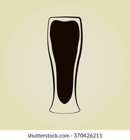 Vector beer icon.