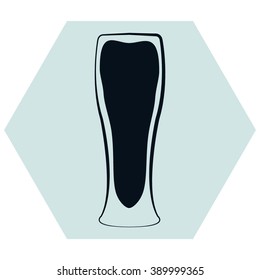Vector beer icon