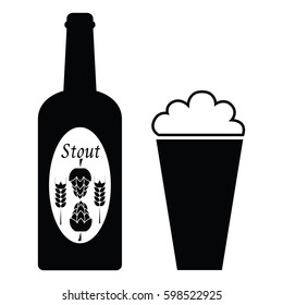 vector beer icons.