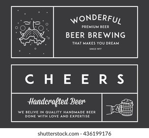 Vector beer illustrations for any use
