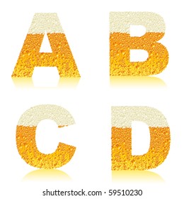 Vector Beer Letter